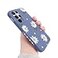 Sunswim Compatible with Galaxy S21 Ultra Case Cute Daisy Pattern Camera Lens Protection Shockproof TPU Bumper Liquid Silicone Protective Cover Phone Cases for Samsung Galaxy S21 Ultra 5G 68Grey