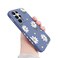 Sunswim Compatible with Galaxy S21 Ultra Case Cute Daisy Pattern Camera Lens Protection Shockproof TPU Bumper Liquid Silicone Protective Cover Phone Cases for Samsung Galaxy S21 Ultra 5G 68Grey