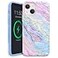 VELVET CAVIAR for iPhone 13 Case Marble Girly Cute Protective Cover for Women Compatible with MagSafe 10ft Drop Tested Holographic Blue Pink