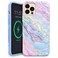 VELVET CAVIAR for iPhone 13 Pro Case Marble Girly Cute Protective Cover for Women Compatible with MagSafe 10ft Drop Tested Holographic Blue Pink