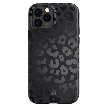 VELVET CAVIAR Black Leopard Cheetah Print Phone Case for iPhone 13 Pro Max Compatible with MagSafe 10ft Drop Tested