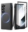 MAKAVO for Samsung Galaxy Z Fold 6 Case with S Pen Holder Front Screen Protector Hinge Protection Compatible with MagSafe Fold6 Slim Full Body Protection Magnetic Phone Cover Black