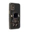 Danglyld for Galaxy A51 Case Cute Plating 3D Astronaut Hidden Kickstand Holder Case Soft TPU Bumper Shockproof Protective Cover Phone Case for Samsung Galaxy A51 4G Not for A51 5G Version Black