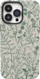 Casely iPhone 14 Pro Max Case Sage Garden Green Floral Bold Protective Design Compatible with MagSafe