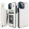 HAOPINSH for iPhone 1212 Pro Wallet Case with Card Holder White Leopard Cheetah Pattern Back Flip Folio PU Leather Kickstand Card Slots Case for Women Girls Double Magnetic Shockproof 61