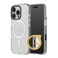 RhinoShield Clear Case with Camera Control Capture Button Compatible with Magsafe for iPhone 16 Pro Max Superior Magnetic Advanced Yellowing Resistance Protective Phone Case Black Camera Ring