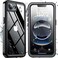 SPIDERCASE for iPhone 16e CaseiPhone 17e Case WaterproofBuiltin Screen Camera Lens ProtectorIP68 Underwater Full Body Protection Phone Case for iPhone 16eiPhone 17e 61 BlackClear