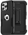 HayyaCase for iPhone 16 Pro Max Case with Belt Clip Holster2X Screen Protector Heavy Duty ProtectionMilitaryGrade ProtectionAntiDropShockproof Phone Cover for iPhone 16 Pro Max CaseBlack