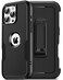 HayyaCase for iPhone 16 Pro Max Case with Belt Clip Holster2X Screen Protector Heavy Duty ProtectionMilitaryGrade ProtectionAntiDropShockproof Phone Cover for iPhone 16 Pro Max CaseBlack