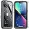 SPIDERCASE for iPhone 13 Case Waterproof Builtin Lens Screen Protector Full Heavy Duty Protection 12FT Military Shockproof Dustproof AntiScratched Phone CaseBlack