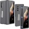 Miimall Compatible for Galaxy Z Fold 2 Case Kickstand Hard PC Bumper With Magnetic Hinge Protection for Samsung Galaxy Z Fold 2 2020 Grey