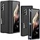Miimall Galaxy Z Fold 2 Case with Kickstand Magnetic Hinge Hard PC Bumper Protection Black