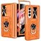 VEGO for Samsung Galaxy Z Fold 3 Case with Stand Slide Camera Cover Screen Protector 360Ring Magnetic Kickstand Military Grade Heavy Duty Protective Case for Galaxy Z Fold 3 Orange