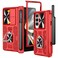 VEGO for Z Fold 4 Case with S Pen Holder with Hinge Protection360degree Rotating KickstandSlide Camera CoverFront HD Screen Protector Protective Cover for Samsung Galaxy Z Fold4 Red