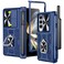 VEGO for Z Fold 4 Case with S Pen Holder with Hinge Protection360degree Rotating KickstandSlide Camera CoverFront HD Screen Protector Protective Cover for Samsung Galaxy Z Fold 4 Blue