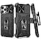 VEGO for iPhone 16 Pro Max Case with Belt Clip Holster Slide Camera Lens Protector 360Rotatable Ring Kickstand Military Grade Heavy Duty Protection Cover for 16 ProMax 5G 69 Inch Black