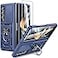 VEGO for Samsung Z Fold 4 Case with Slide Camera Cover Screen Protector Builtin 360 Rotate Ring Stand Protective Cover Case for Samsung Galaxy Z Fold 4 5G 2022 Blue