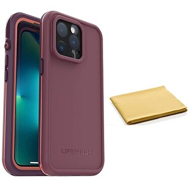LifeProof FR Series Waterproof Case with Magsafe for iPhone 13 Pro Only with Cleaning Cloth NonRetail Packaging Resourceful Purple