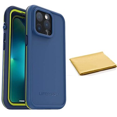 LifeProof FR Series Waterproof Case with Magsafe for iPhone 13 Pro Only with Cleaning Cloth NonRetail Packaging Onward Blue