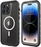 Guirble Magnetic for iPhone 14 Pro Case Waterproof Builtin Lens Screen Protector Shockproof Dropproof Dustproof Full Body Protection Durable Phone Case Black