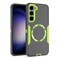 showdd Designed for Samsung Galaxy S24 Plus s24 CaseMagneticDouble Drop Protection Heavy DutyCompatible with MagSafeDustproofNo Fading No Yellowingfor Men WomenGrey Green