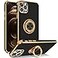 BENTOBEN Case for iPhone 12 Pro Max iPhone 12 Pro Max Case with Ring Holder Rotation Kickstand Flexible TPU Bumper Shockproof Protective Women Girl Men Boy Phone Cover for iPhone 12 Pro Max Black