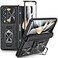 VEGO for Galaxy Z Fold 4 Case with Slide Camera Cover Hinge Protection Case with Screen Protector 360Magnetic Kickstand Protective Cover for Samsung Galaxy Z Fold 4 5G Black