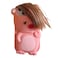 QoKcoahn Case Compatible with iPhone 11Cute 3D Kawaii Funny Ugly Beaver Cartoon Cover with Keychain Soft Silicone Gel Drop Protector Women Girls