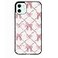 GUAYDOYIM Pink Bow Tie Pattern Case Compatible with iPhone 11 Custom Bow Protective Cases with Soft TPU Material for Women Girls Lace