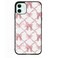 GUAYDOYIM Pink Bow Tie Pattern Case Compatible with iPhone 11 Custom Bow Protective Cases with Soft TPU Material for Women Girls Lace
