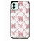 GUAYDOYIM Pink Bow Tie Pattern Case Compatible with iPhone 11 Custom Bow Protective Cases with Soft TPU Material for Women Girls Lace