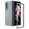Ruky for Galaxy Z Fold 3 Case Full Body with Builtin Screen Protector Hard PC UltraThin AntiScratches Shockproof Protective Phone Case for Samsung Galaxy Z Fold 3 Light Sliver