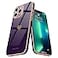 Teageo Compatible with iPhone 13 Pro Case for Girl Women Cute LoveHeart Luxury Plating Soft Back Cover Raised Camera Protection Bumper Silicone Shockproof Phone Case for iPhone 13 Pro Dark Purple