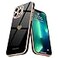 Teageo for iPhone 13 Pro Case for Women Girl Cute LoveHeart Luxury Bling Plating Soft Back Cover Raised Full Camera Protection Bumper Silicone Shockproof Phone Case for iPhone 13 Pro Black