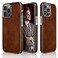LOHASIC Compatible with iPhone 13 Pro Case Premium Leather Slim Luxury Business Classic Protective Shockproof Soft Grip Back Cover Men Women Cases for iPhone 13 Pro 61 2021 Dark Brown