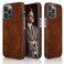 LOHASIC Compatible with iPhone 13 Pro Case Premium Leather Slim Luxury Business Classic Protective Shockproof Soft Grip Back Cover Men Women Cases for iPhone 13 Pro 61 2021 Dark Brown