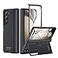 Kaiiecal for Samsung ZFold5 Case Hidden KickstandWireless Charging Slim Hinge Protection Lightweight Stand Case with Screen Protector Protective Phone Cover for Samsung Galaxy Z Fold 5 5G 2023 Black
