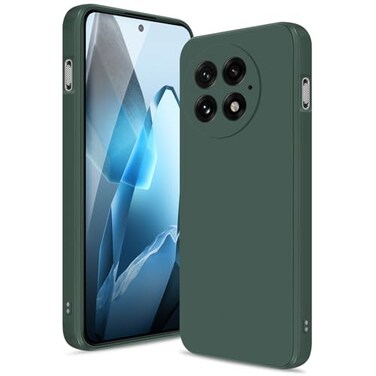 Btstring Case for Oneplus 13 Soft Silicone Case with Upgraded Camera Protection Shockproof Slim Case Cover with AntiScratch Microfiber Lining Green