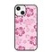 FANXI Pink Hibiscus Phone Case Compatible with iPhone 13 61 Inch Shockproof Protective TPU Cute Flower Printed iPhone Case Designed for iPhone 13 Case for Men Girls Women