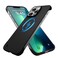 GRECAZO Magnetic Slim Case Fit for iPhone 13 Pro Max Phone Case 672021 UltraThin Lightweight Durable Frameless Matte Hard MagSafe Cover Case with Pull Ring Shockproof Non Slip RopeBlack