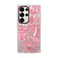 CASETiFY Magnetic Clear Galaxy S25 Ultra Case Compatible with Magsafe Cheetah Paradise Pink