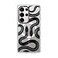 CASETiFY Magnetic Clear Galaxy S25 Ultra Case Compatible with Magsafe Black Kingsnake
