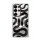 CASETiFY Magnetic Clear Galaxy S25 Ultra Case Compatible with Magsafe Black Kingsnake