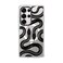 CASETiFY Magnetic Clear Galaxy S25 Ultra Case Compatible with Magsafe Black Kingsnake