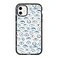 CASETiFY Impact Case for iPhone 11 Blue All Seeing Eye Summer Holiday Pattern Clear Black