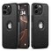 DOGODON Design Compatible with iPhone 12 iPhone 12 Pro Case Luxury Leather Business Vintage Slim NonSlip Soft Grip Shockproof Protective Cover 2020 61 Inch Black