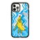 CASETiFY Impact Case for iPhone 12 iPhone 12 Pro Arson Banana Clear Black