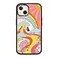 CASETiFY Impact iPhone 13 Case 66ft Drop Protection Flower Power Retro Hippie Boho Clear Black