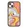 CASETiFY Impact iPhone 13 Case 66ft Drop Protection Flower Power Retro Hippie Boho Clear Black