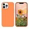 GUAGUA Compatible with iPhone 13 Pro Case 61 Inch Liquid Silicone Soft Gel Rubber Slim Thin Microfiber Lining Cushion Texture Cover Shockproof Protective Phone Case for iPhone 13 Pro Orange